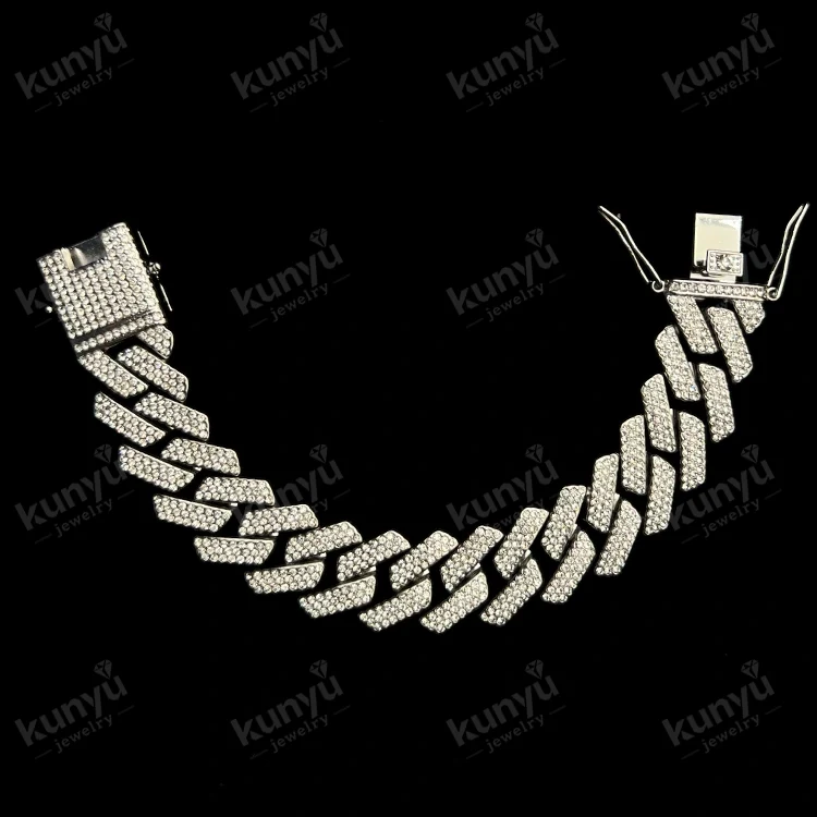 Pulsera de hip hop con eslabones cubanos