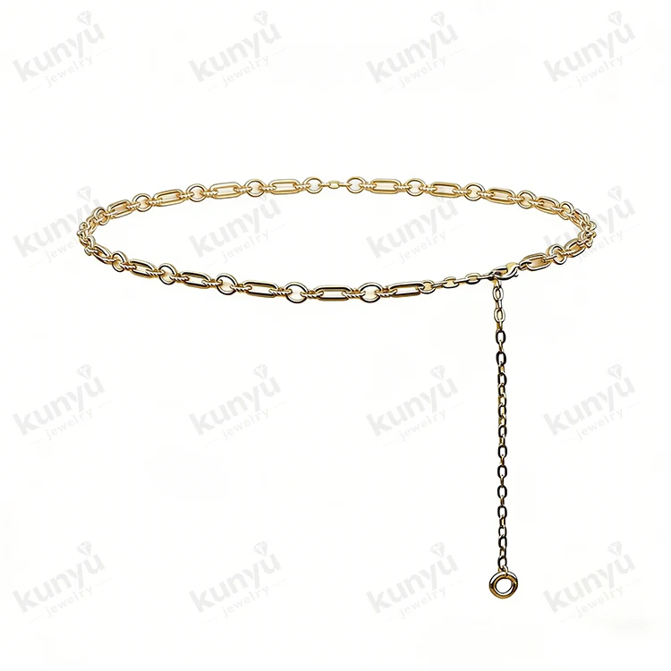 Cadena de cinturón de moda para mujer