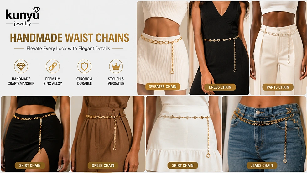 Chunky Hip Hop Chain Belt