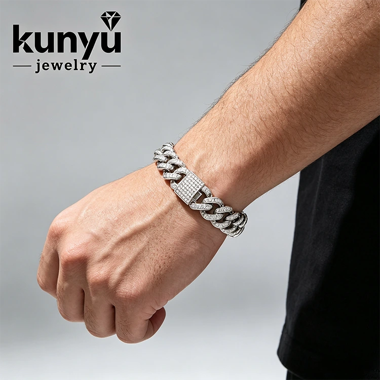 Pulsera de hip hop para hombre